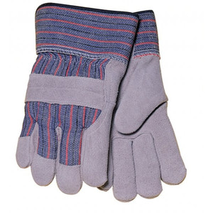 Padded Leather Palm Cuffed Gloves