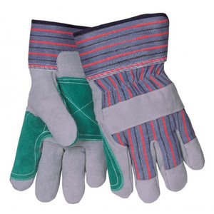 Extra Padded Leather Palm Cuffed Gloves