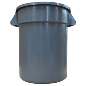 55 Gallon Gray Garbage Can