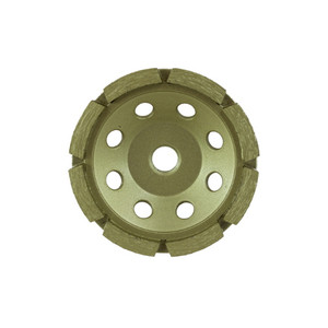 4" X 5/8"-11 Hubbed Single Rim Diamond Cup Wheel