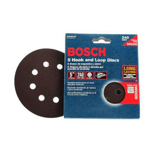 5" 240-Grit Orbital Disc Sandpaper (Pack of 5)
