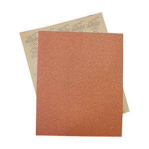 9" X 11" 120-Grit Garnet Sandpaper Sheet