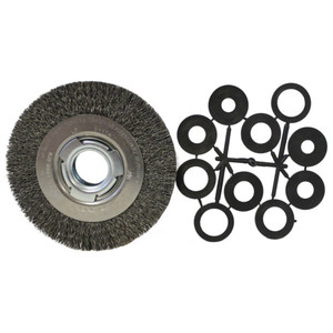 6" X 1-1/16" (0.006 Gauge) Crimped Wire Wheel Brush