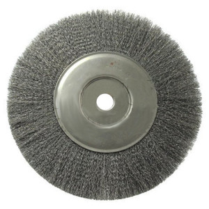8" X 5/8" (0.006 Gauge) Crimped Wire Wheel Brush