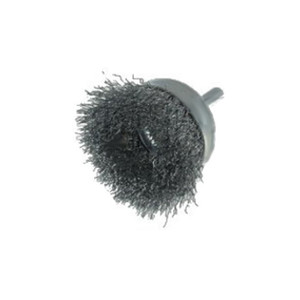 1-3/4" Mounted Crimped Wire Cup Brush (1/4" Stem)