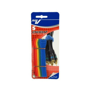 8" One-Wrap Velcro Straps (Pack of 5)