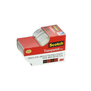 3/4" X 250" Scotch Tape (Pack of 2)