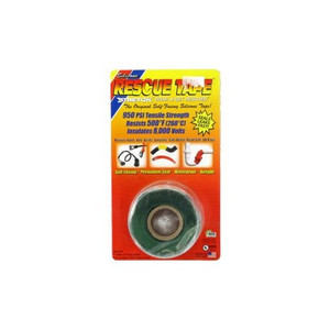 1" X 12' Green Self-Fusing Silicone Tape