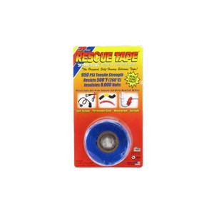 1" X 12' Blue Self-Fusing Silicone Tape