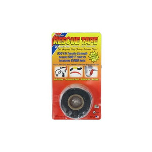 1" X 12' Black Self-Fusing Silicone Tape