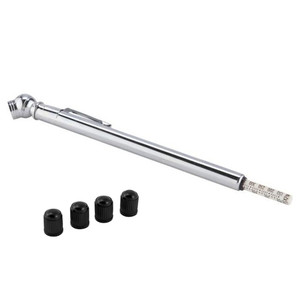 Chrome Plated High Pressure Tire Gauge With Caps (20 to 120 lbs.)