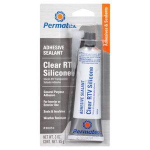 3 oz. Clear RTV Silicone Adhesive Sealant