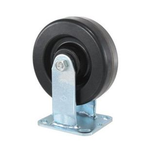 6" Heavy Duty Rubber Stationary Caster