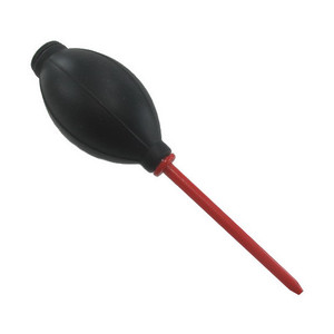 Squeeze Bulb For Debris Clearing
