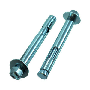 5/8" X 6" Zinc Plated Hex Head Sleeve Anchor (Quantity of 1)