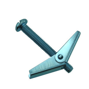 1/4"-20 X 6" Zinc Plated Round Head Combo Toggle Bolt