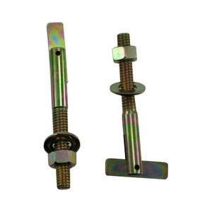 3/8"-16 X 4-1/2" Zinc Yellow-Chromate Hollow Wall T-Anchor (Quantity of 1)