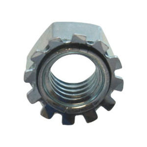 1/4"-20 Zinc Plated Kep Lock Nuts (Pack of 12)