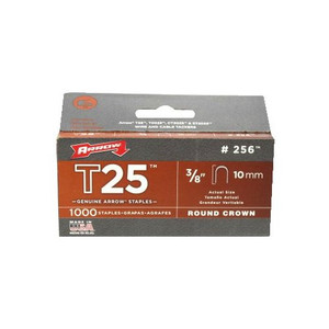 3/8" Staples For Arrow Model T-25 Stapler (Pack of 1,000)
