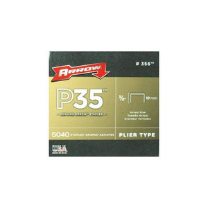 3/8" Staples For Arrow Model P-35 Stapler (Pack of 5,040)