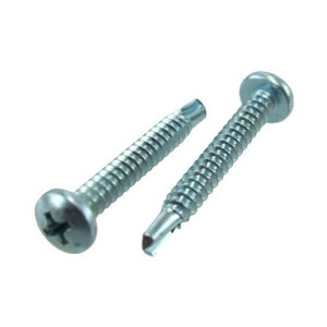 # 8 X 5/8" Zinc Plated Pan Head Phillips Drill & Tap Screws (Box of 100)