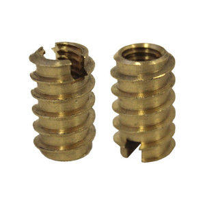 3/8"-16 Brass Wood Insert (Quantity of 1)