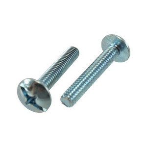 1/4"-20 X 2" Zinc Plated Truss Head Combo Machine Screws (Box of 100)