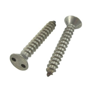 # 8 X 2" Stainless Steel Flat Head Spanner Sheet Metal Screws (Pack of 12)