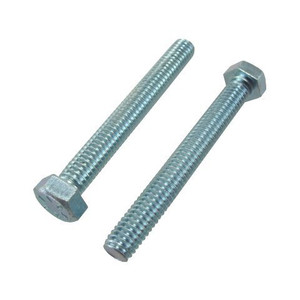 1/2"-13 X 6" Zinc Plated Fully Threaded Grade 2 Tap Bolt (Quantity of 1)