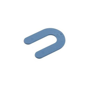 1-1/2" X 2" Plastic Horseshoe Shim - 1/16" Thick (Pack of 100)