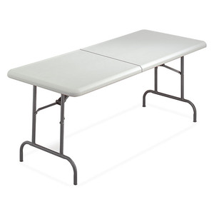 72" Polyethylene Fold-In-Half Table
