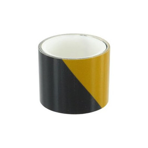 1-1/2" X 40" Black And Yellow Reflective Tape