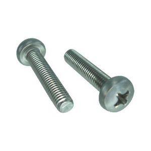 6 mm X 1.00-Pitch X 16 mm Stainless Steel Pan Head Phillips Metric Machine Screws (Box of 100)