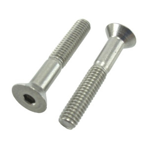 3/8"-16 X 3" Stainless Steel Flat Head Socket Cap Screws (Pack of 12)