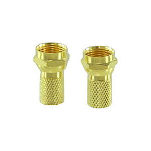 Twist "F" Coaxial Connector (Pack of 2)