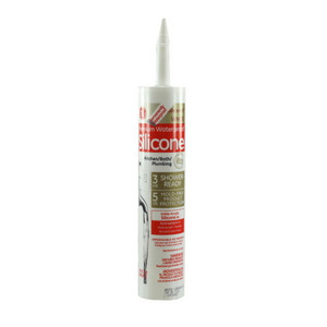 10.1 oz Cartridge White Kitchen & Bath Silicone II Sealant