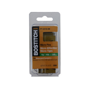 3/4" 23 Gauge Micro Pin Nails (Pack of 3,000)
