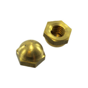 10/32 Brass Cap Nuts (Box of 100)