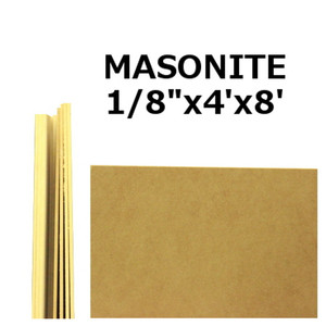 1/8" X 4' X 8' Masonite