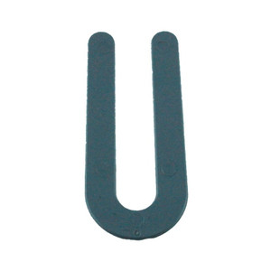 1-1/2" X 3-1/2" Plastic Horseshoe Shim - 1/16" Thick (Pack of 100)