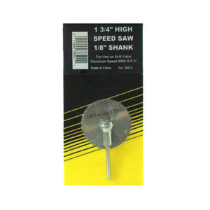 1-3/4" X 1/8" Shank Metal Cut Saw Blade (For Use With Drill)