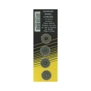 3/4" Diamond Wheels (Pack Of 4)