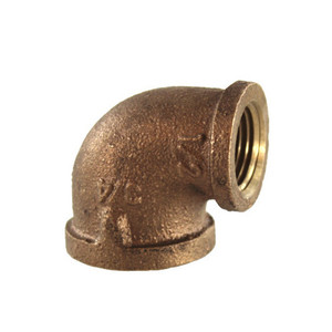 3/4" X 1/2" Brass Pipe Reducing Elbow