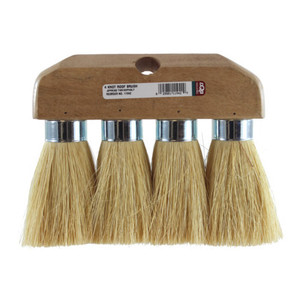 Wooden Block 4-Knot Tampico Roof Brush