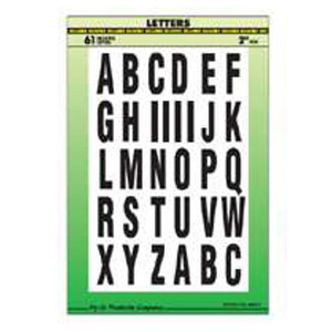 2" Stick On Letters and Symbols