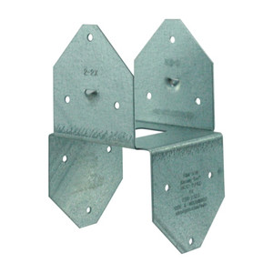 3-9/16" X 2-7/8" Galvanized Post Cap Base (18 Gauge)