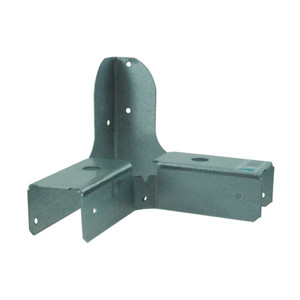 Galvanized Steel Corner Post Rigid Tie Connector (18 Gauge)