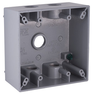 Outdoor 2-Gang Outlet Box