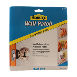 6" X 6" Steel Reinforced Fiberglass Mesh Wall Patch