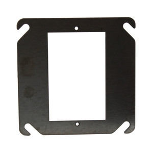 4" 1-Gang Flat Adapter Plate